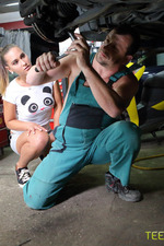 Mature Mechanic Fixes Both A Broken Car And A Sex-hungry Cutie 00