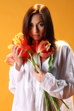 Beautiful Flower Michaela Isizzu Strips To Naked 00