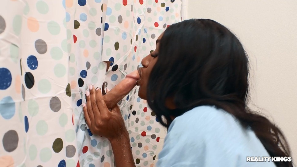 Shower Curtain Glory Hole Surprise 06